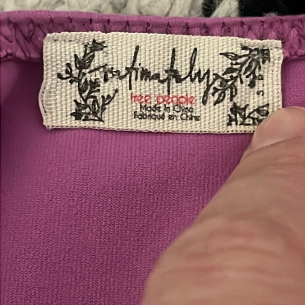 Free People‎ Va Va Voop Bodysuit in Wildberry Purple. - Picture 9 of 11